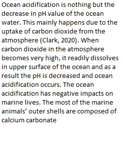 Week 3 assignment: ocean acidification